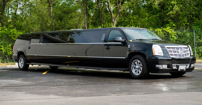 black escalade limo