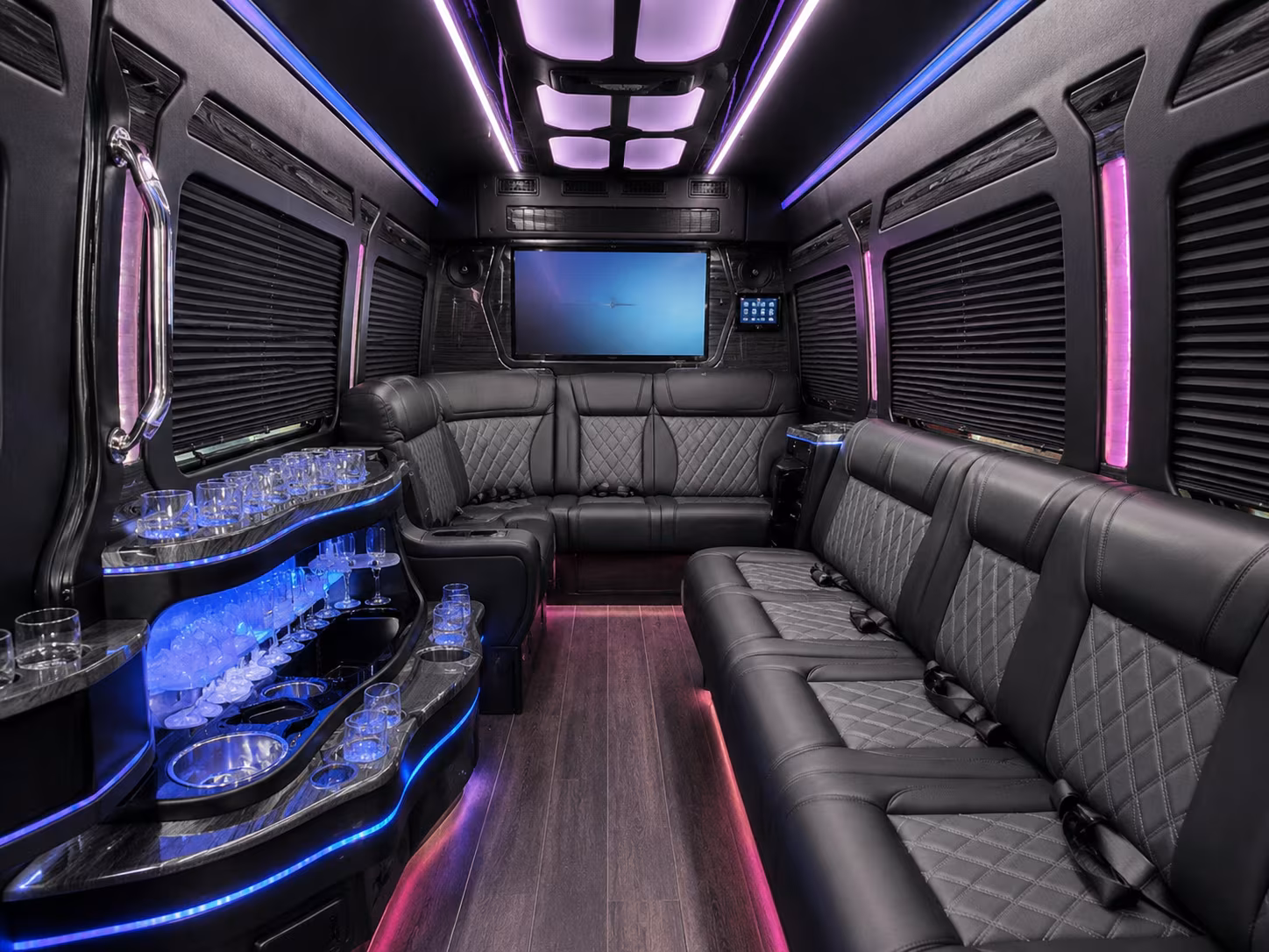 Fort Lauderdale Airport Shuttle & Transportation party bus exterior