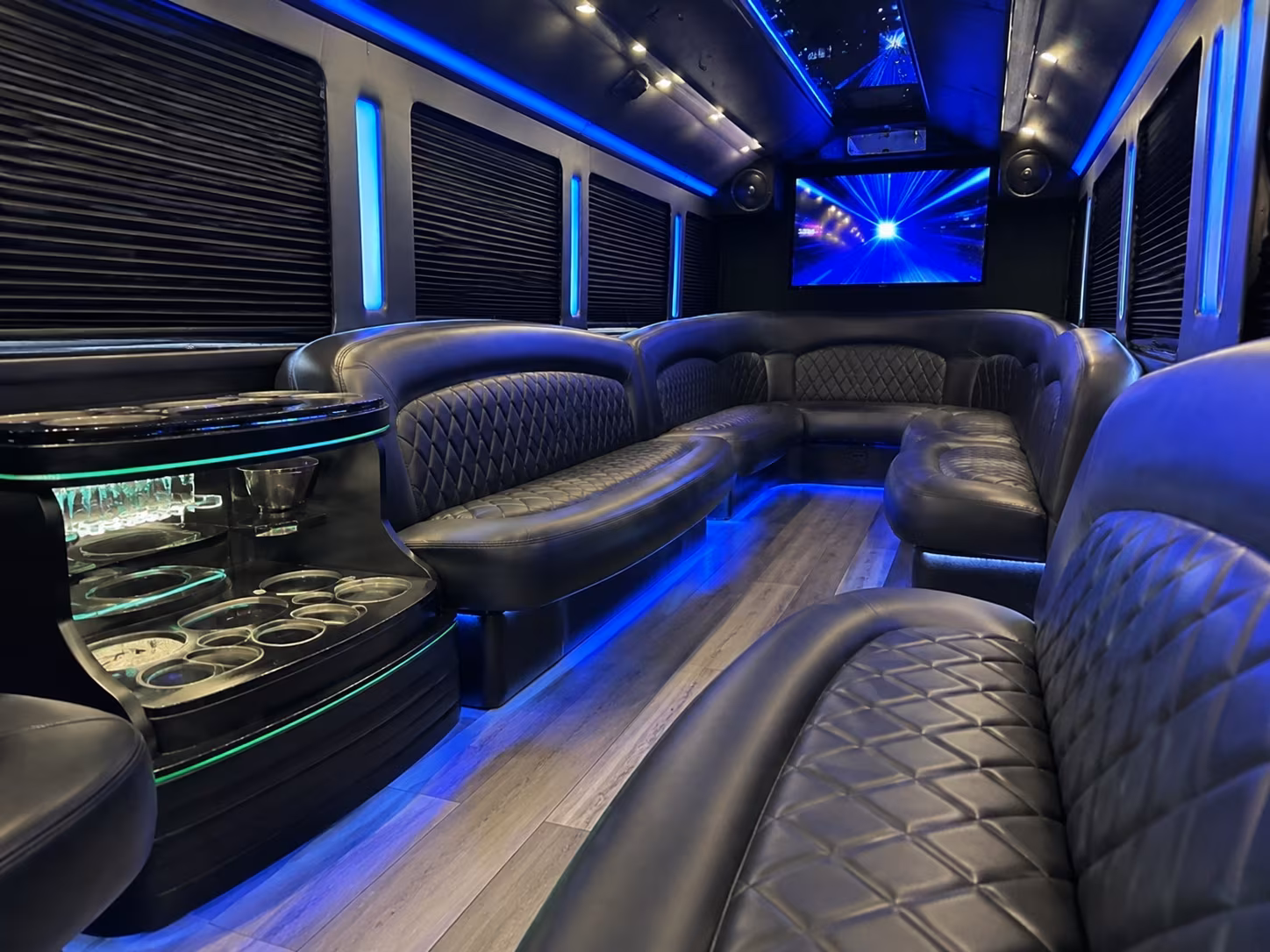 Fort Lauderdale Concert & Music Festival Transportation party bus exterior