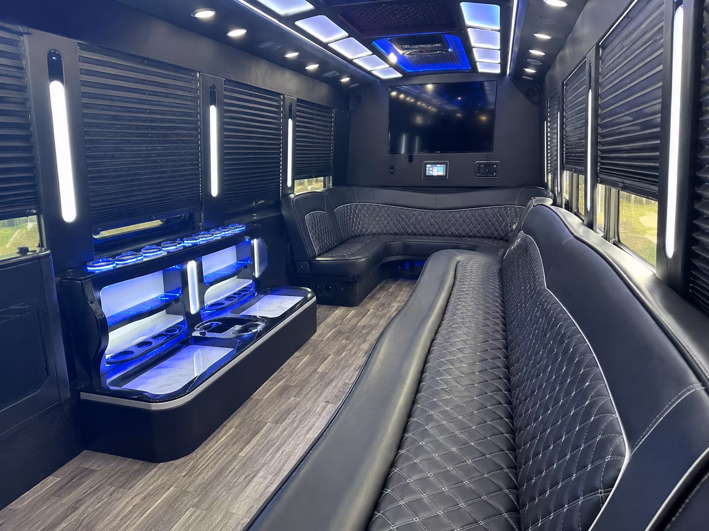 Fort Lauderdale Private Event Transportation party bus exterior