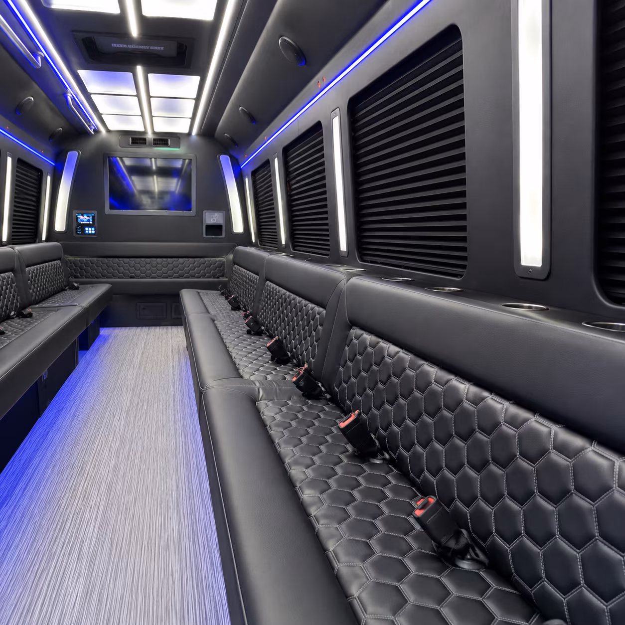 Fort Lauderdale Prom & Homecoming Transportation party bus exterior