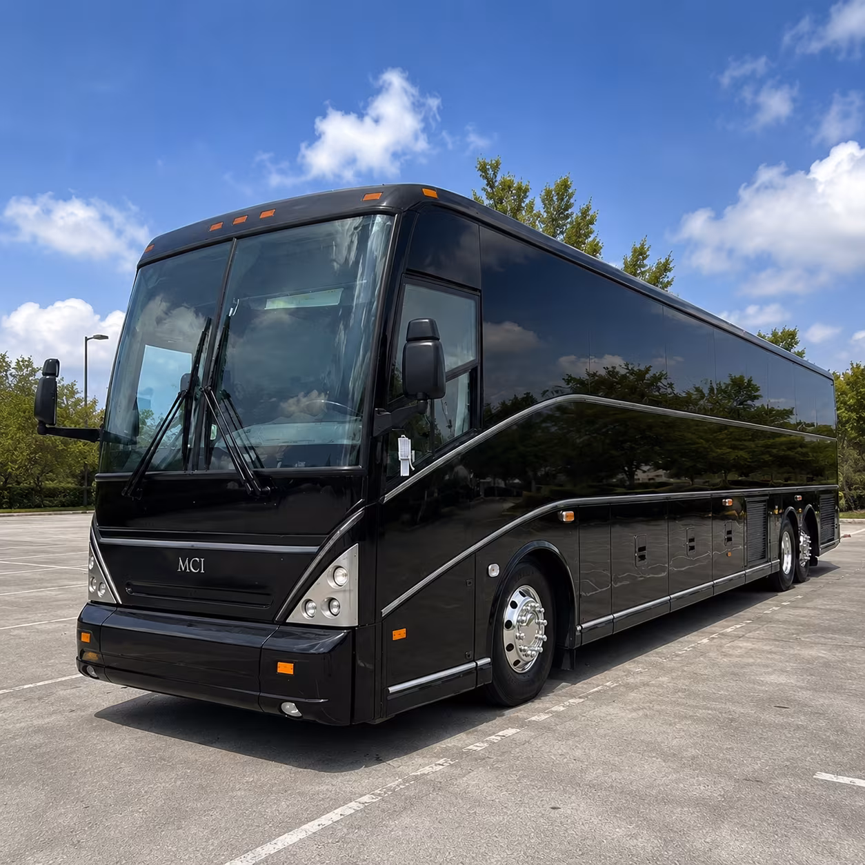 Fort Lauderdale School Event Transportation party bus exterior