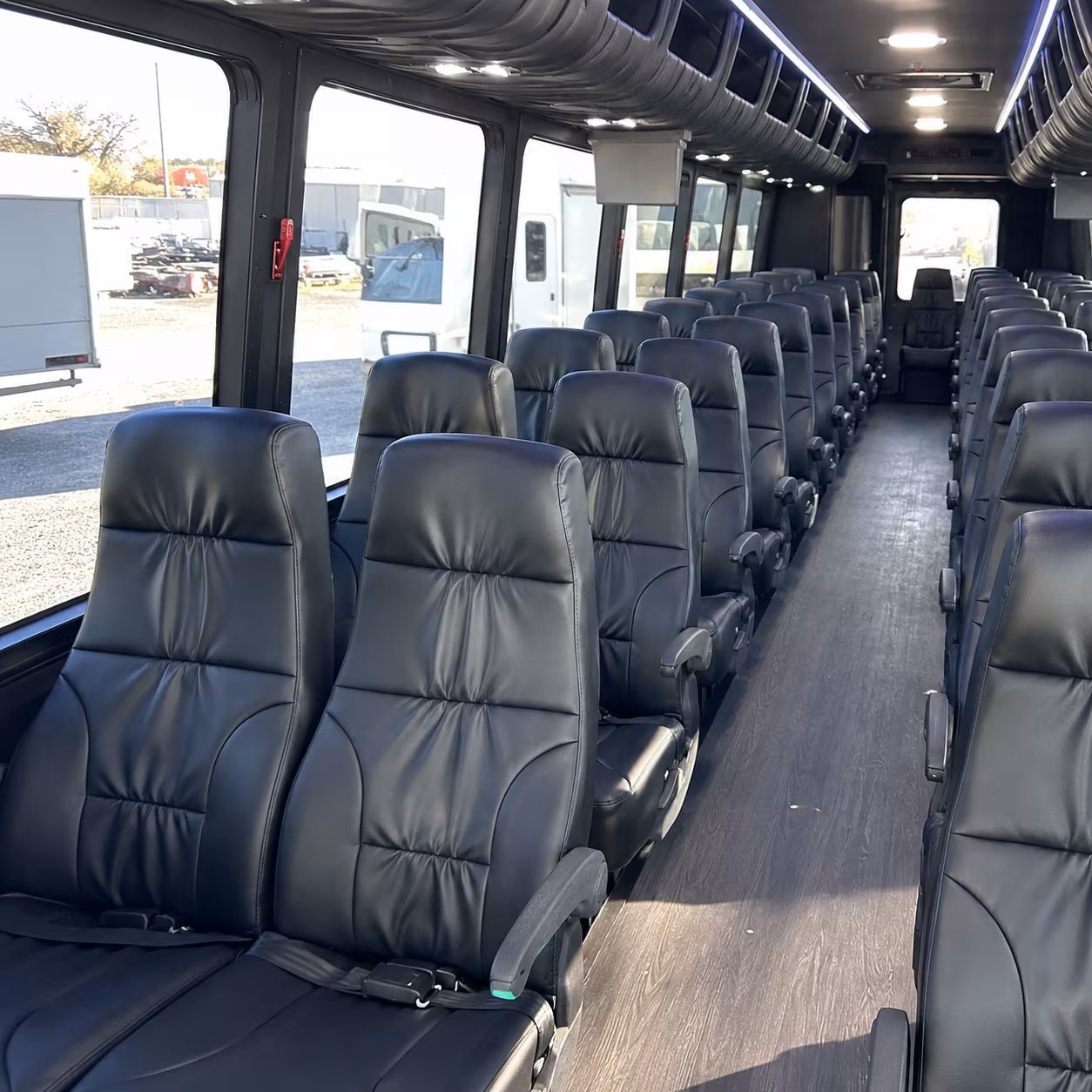 Fort Lauderdale School Event Transportation party bus exterior