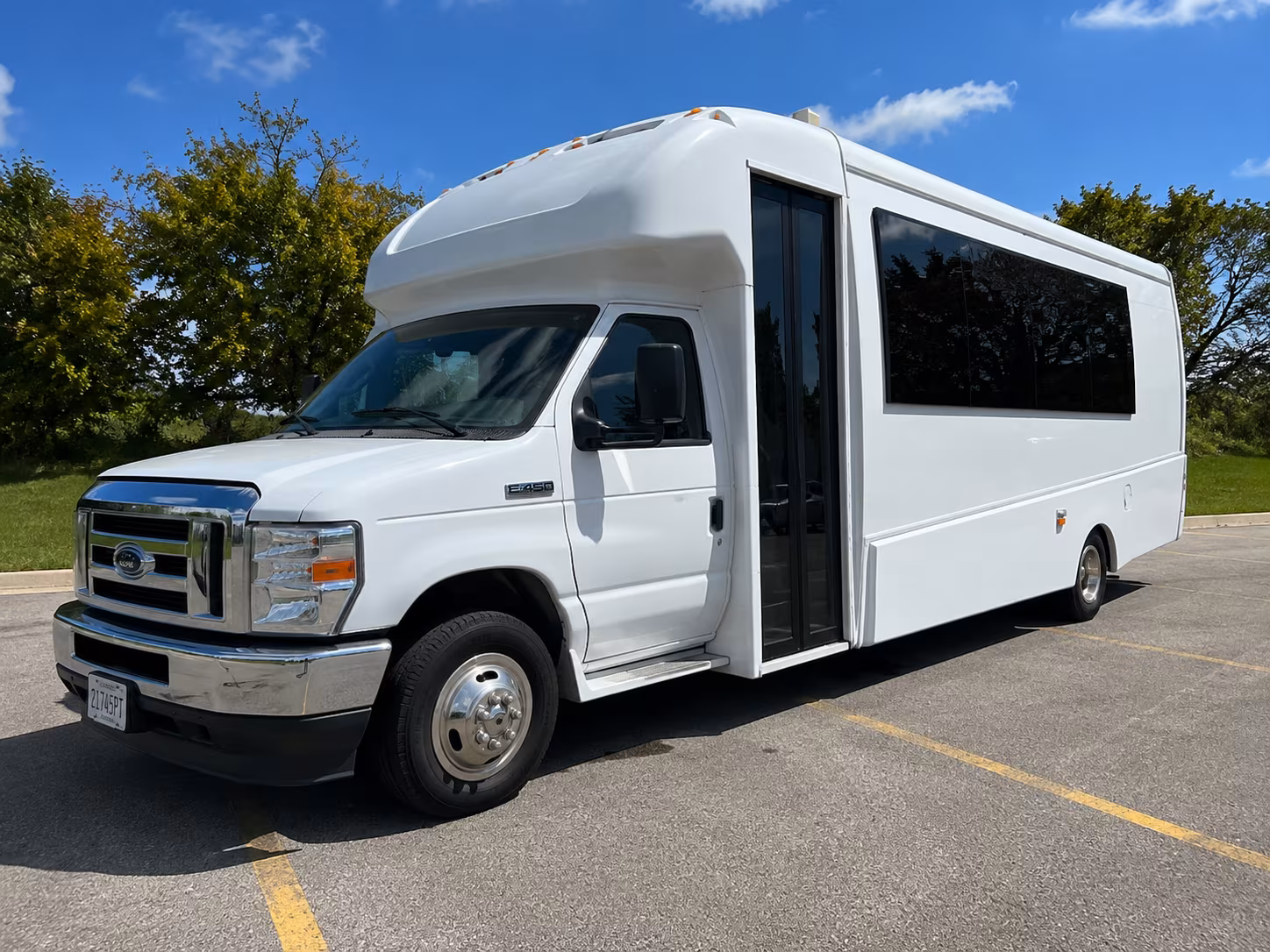 Fort Lauderdale Sporting Event Transportation party bus exterior