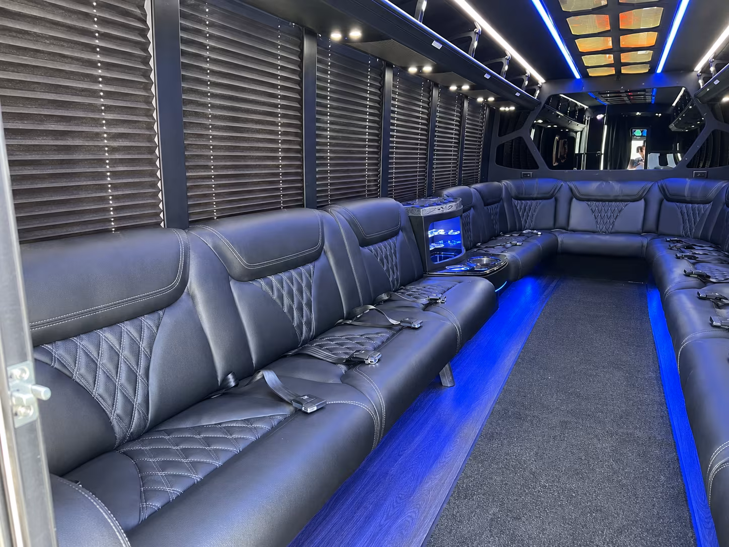 Fort Lauderdale Wedding Transportation party bus exterior