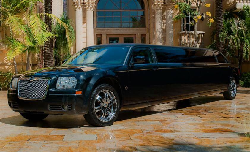 black chrysler 300 limo rental Bradenton