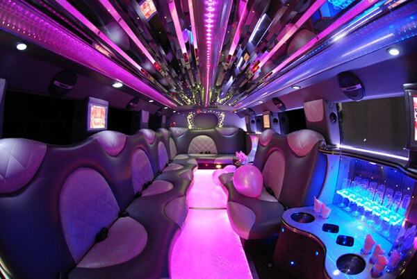 black hummer limo interior Bradenton