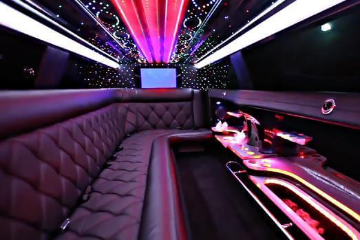 white escalade limo interior Bradenton
