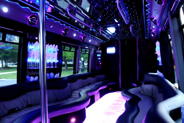 Executive bus interior
