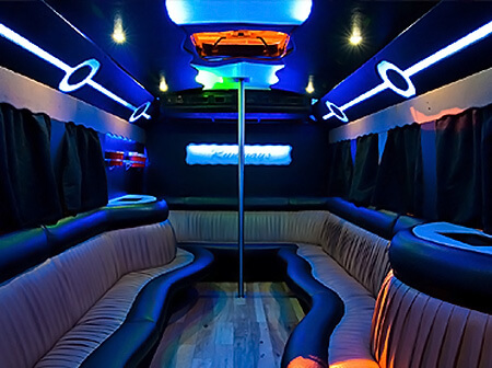 party bus interior